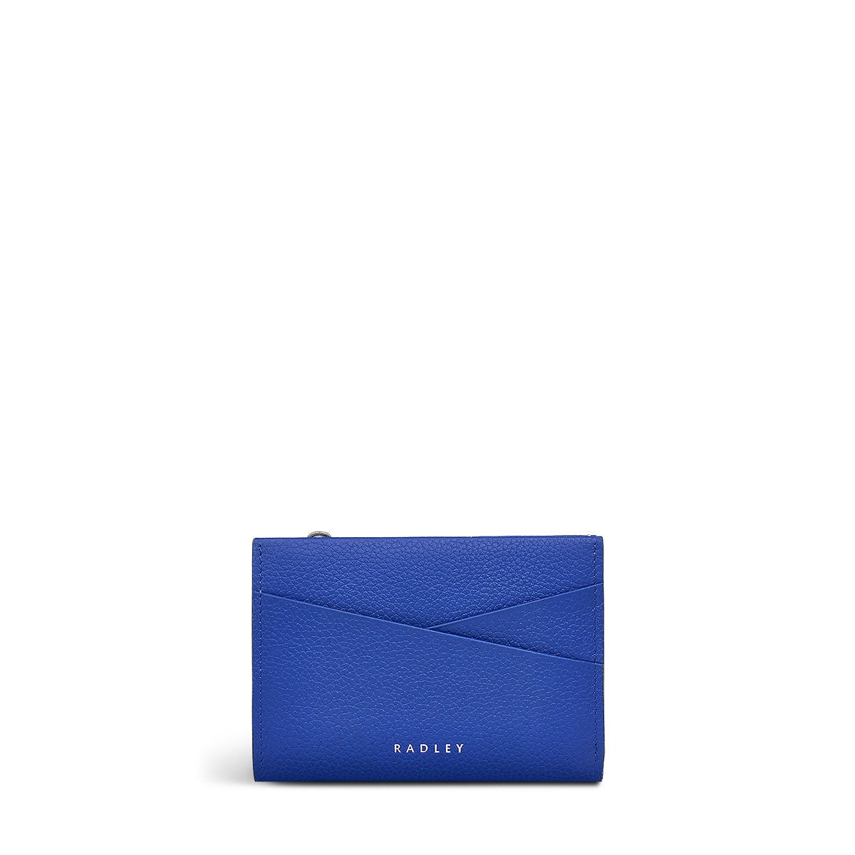 Alpha Road Leather Small Bifold Wallet in Yves Blue - 110885