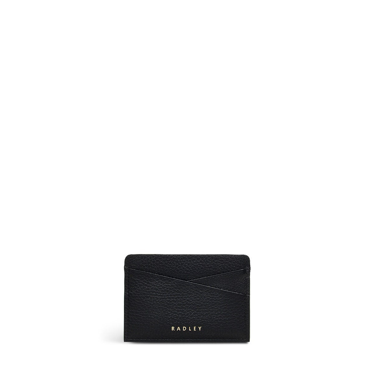 Alpha Road Leather Small Card Holder in Black - 110886