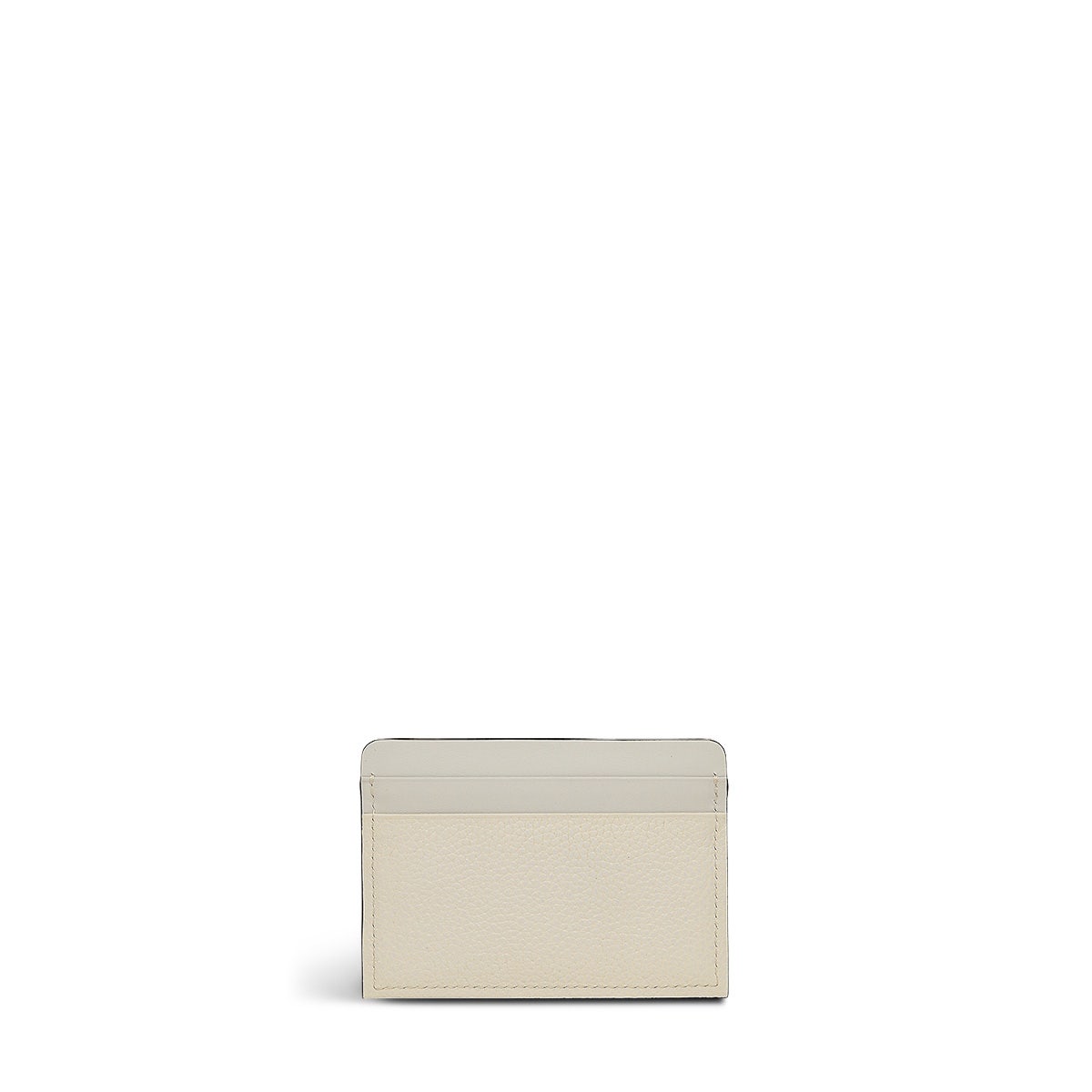 Alpha Road Leather Small Card Holder in Chalk - 110887
