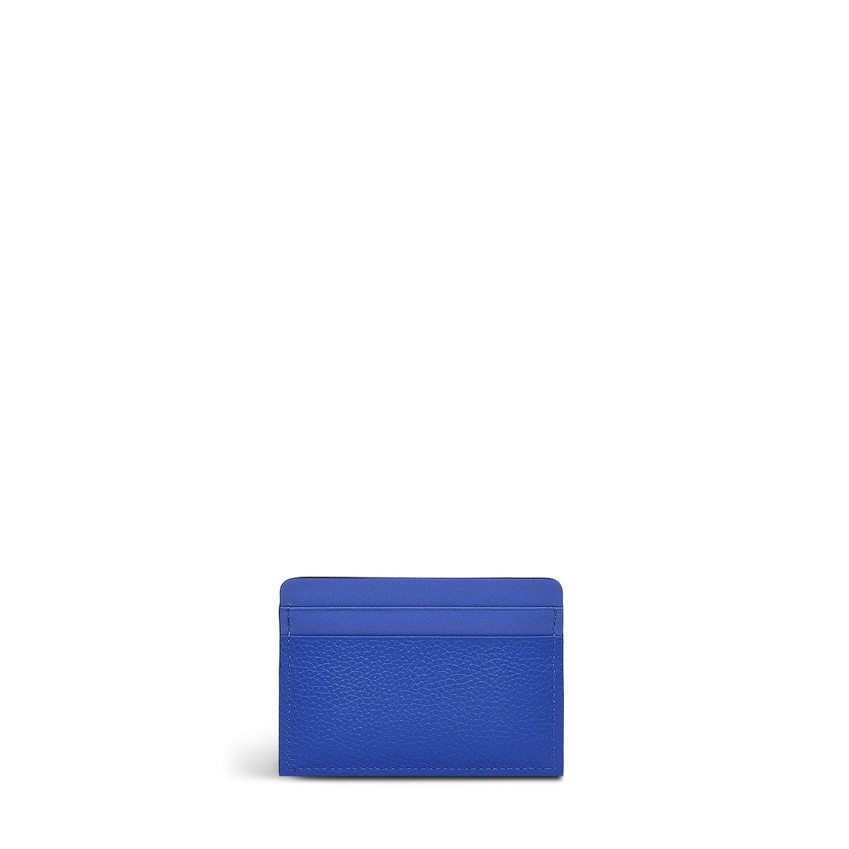 Alpha Road Leather Small Card Holder in Yves Blue - 110888