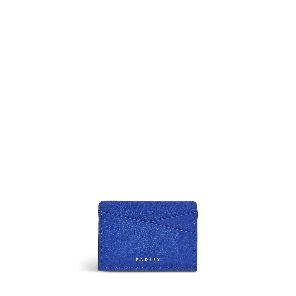 Alpha Road Leather Small Card Holder in Yves Blue - 110888
