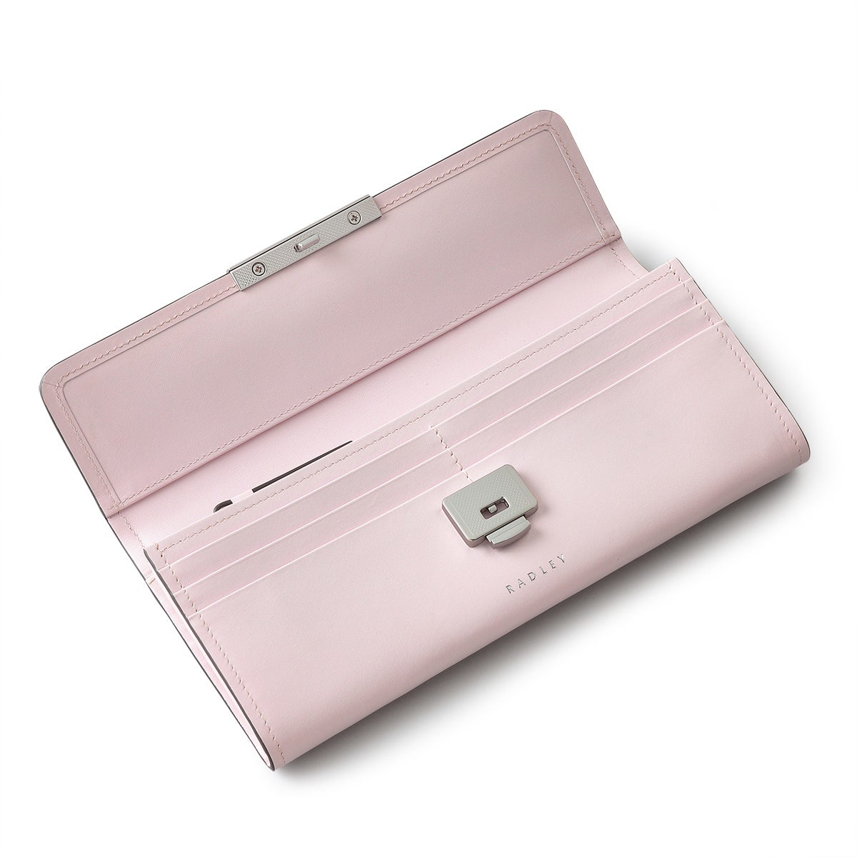 Meadway Mews Leather Large Flapover Wallet in Parfait - 110894