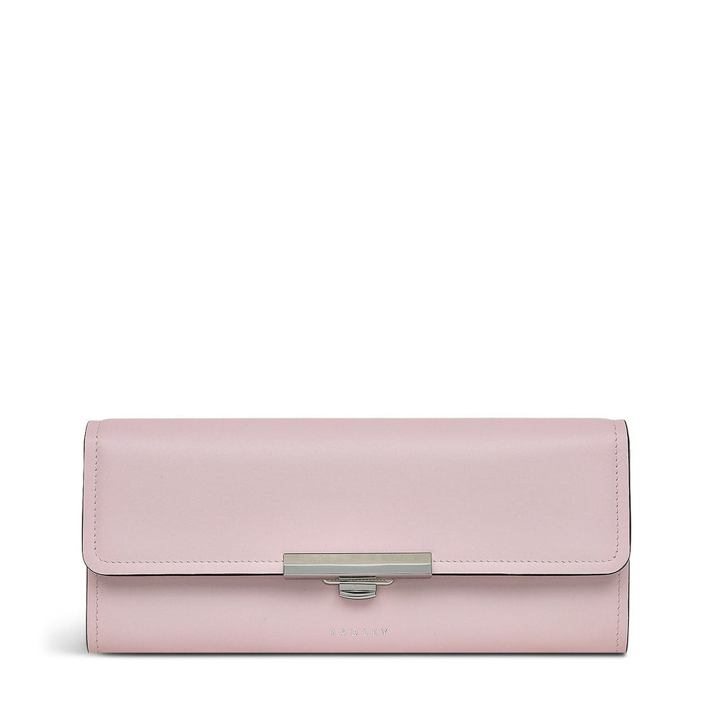 Meadway Mews Leather Large Flapover Wallet in Parfait - 110894