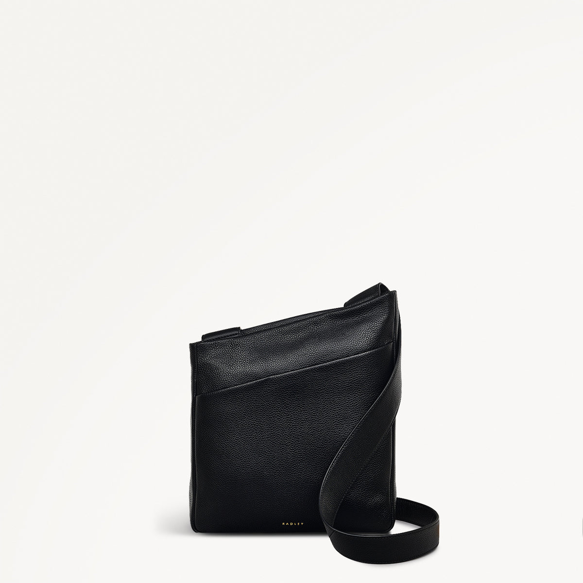 ALPHA ROAD MEDIUM ZIPTOP CROSS BODY BLACK