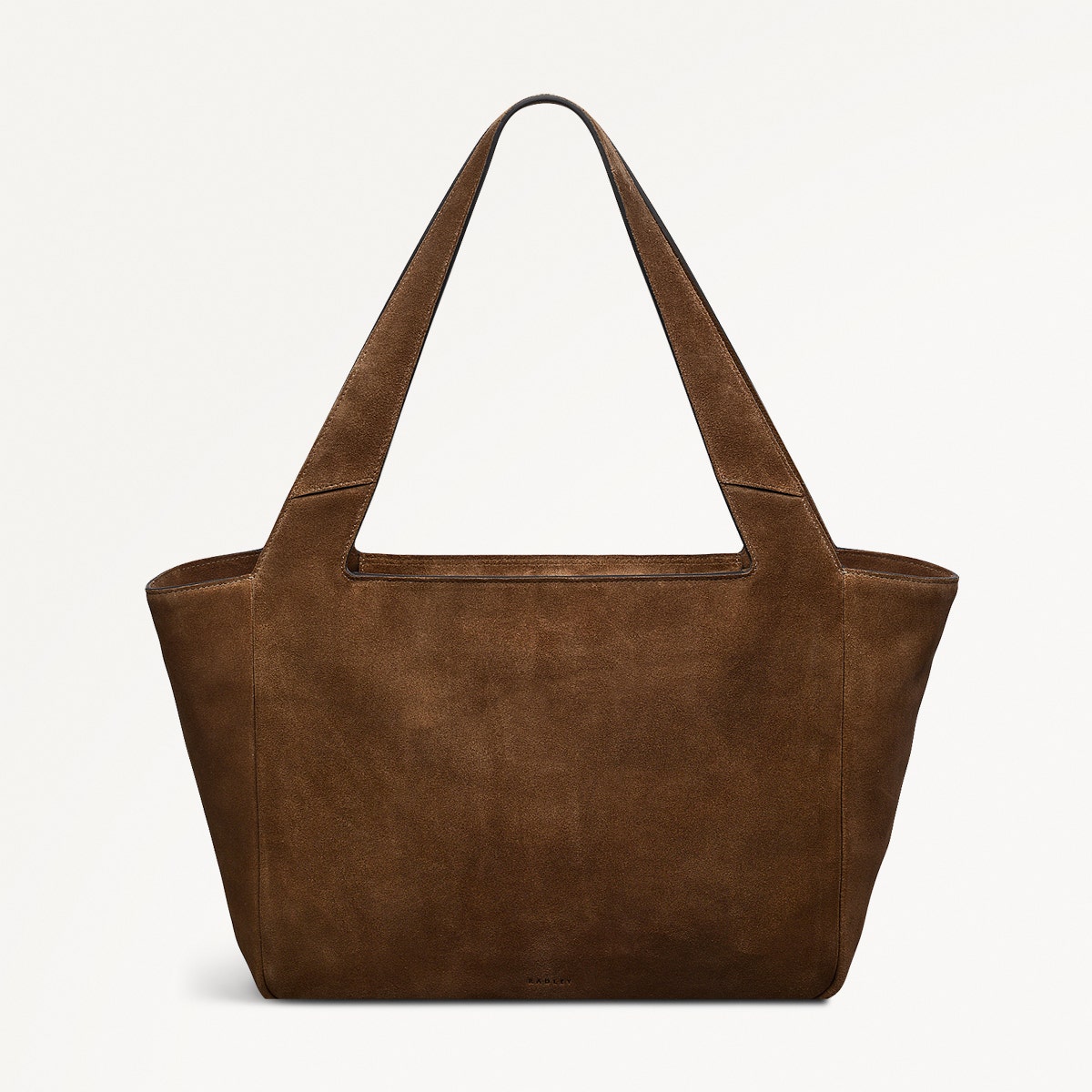 Alpha Road Leather Large Ziptop Tote Bag in Milka - 110907