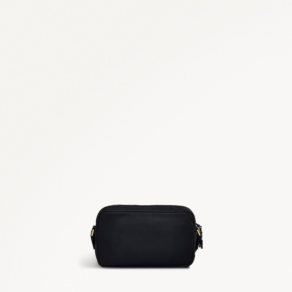 Blair Crescent Fabric Mini Zip Around Crossbody Bag in Black - 110934