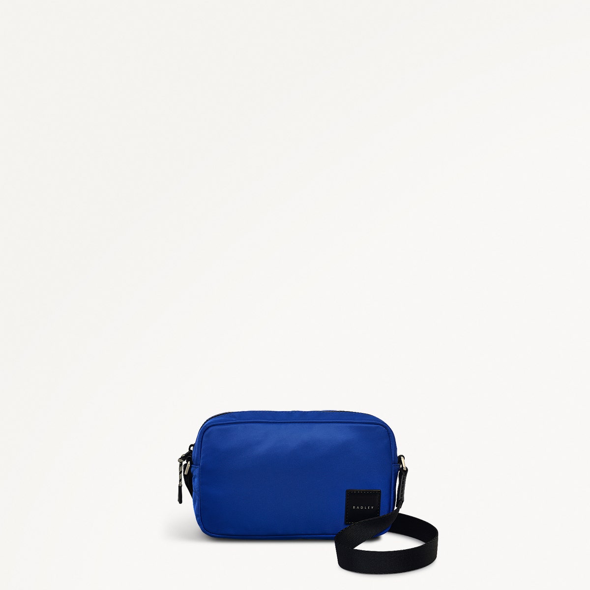 Blair Crescent Fabric Mini Zip Around Crossbody Bag in Yves Blue - 110935