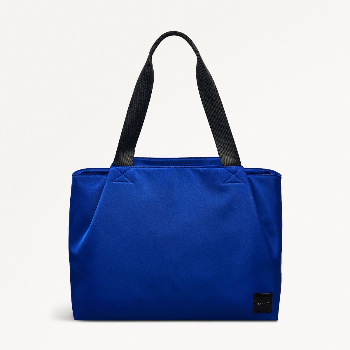 Blair Crescent Fabric Large Ziptop Tote Bag in Yves Blue - 110936