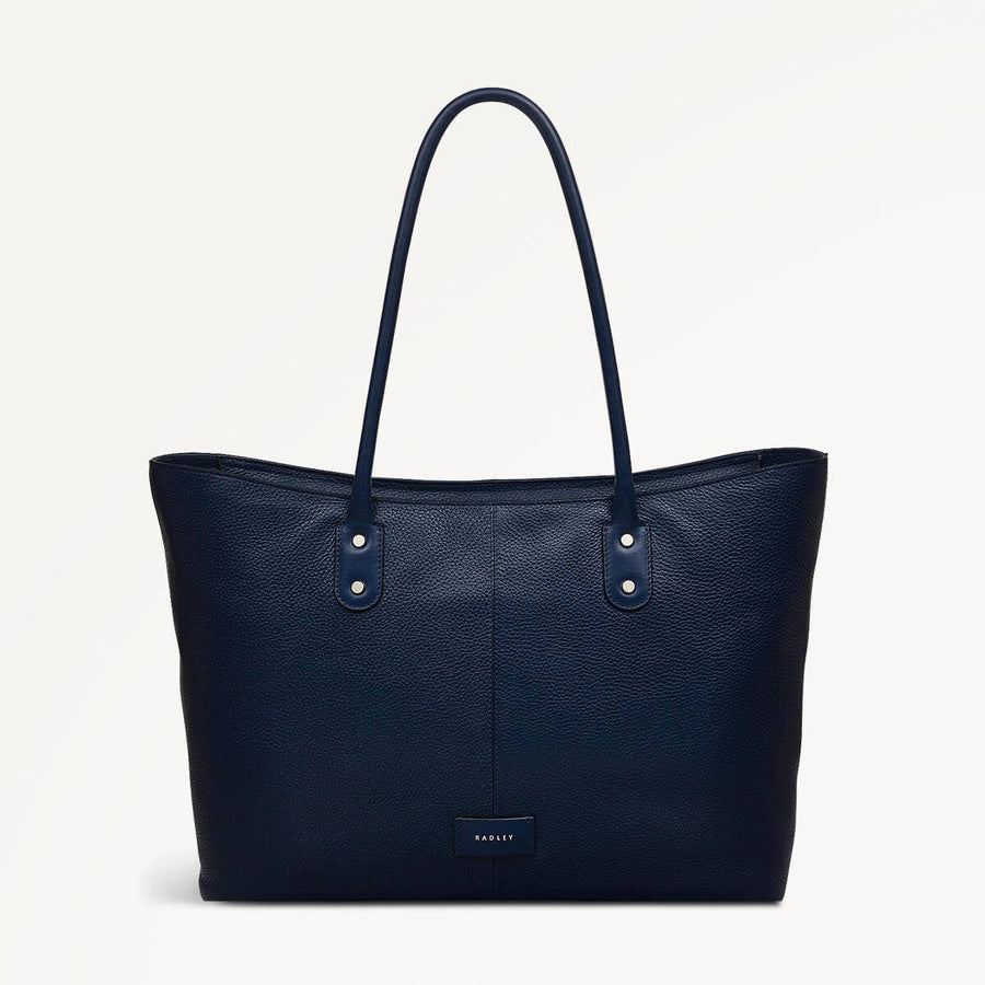 Southwark Lane Leather Large Ziptop Tote Bag - RHZ26404