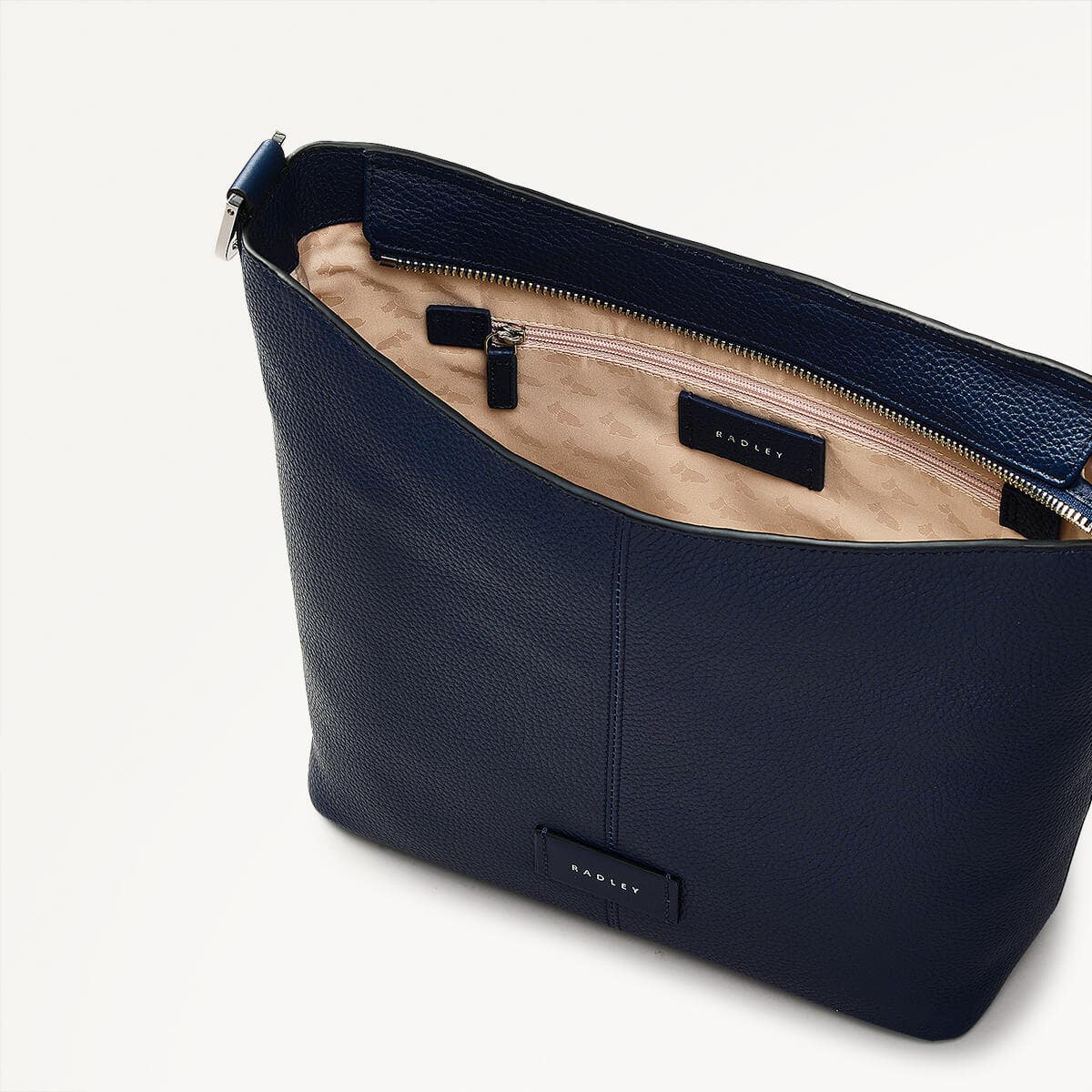 Southwark Lane Leather Small Ziptop Crossbody Bag in Ink - 110960