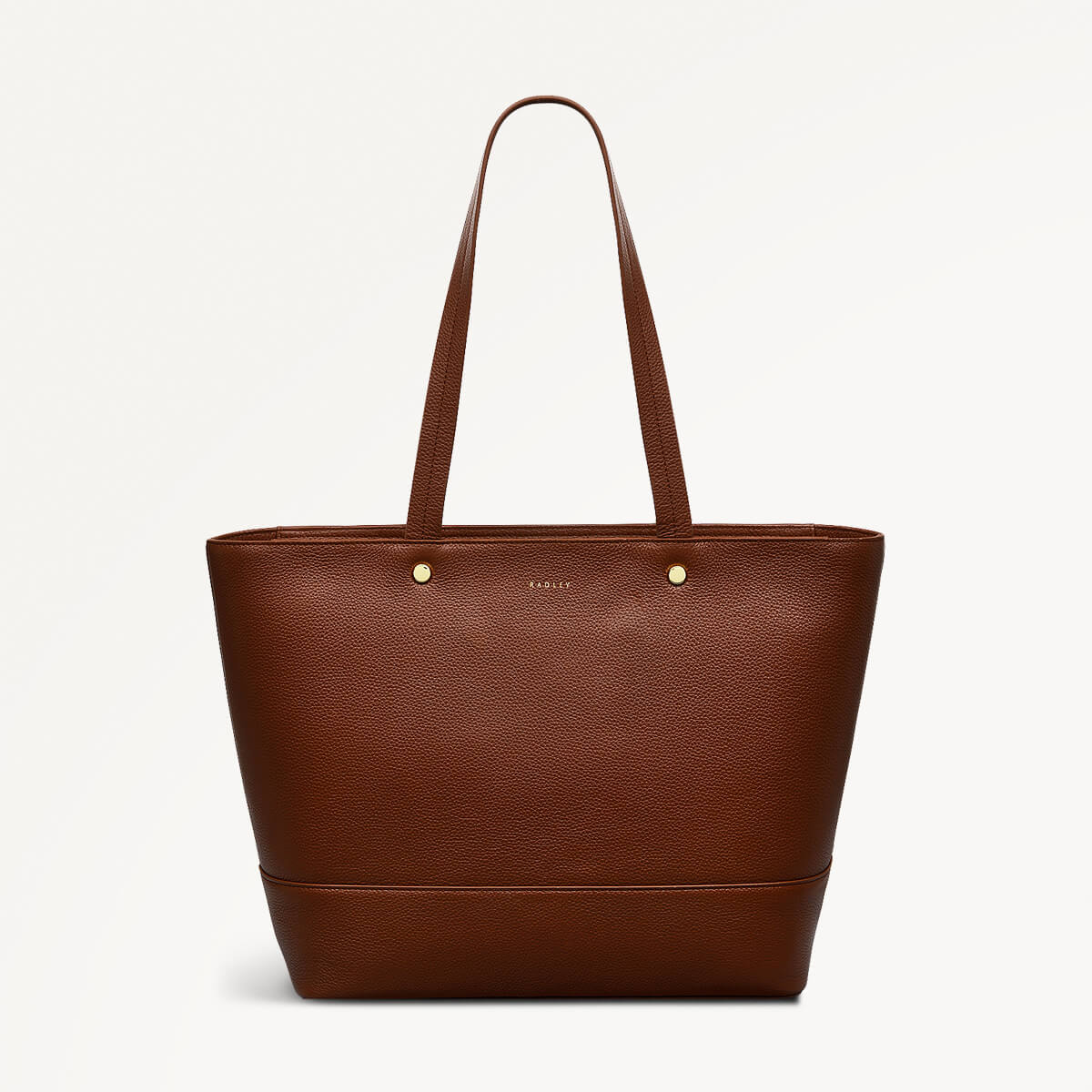 Isabella Road Leather Medium Ziptop Tote Bag in Tortoise - 110963
