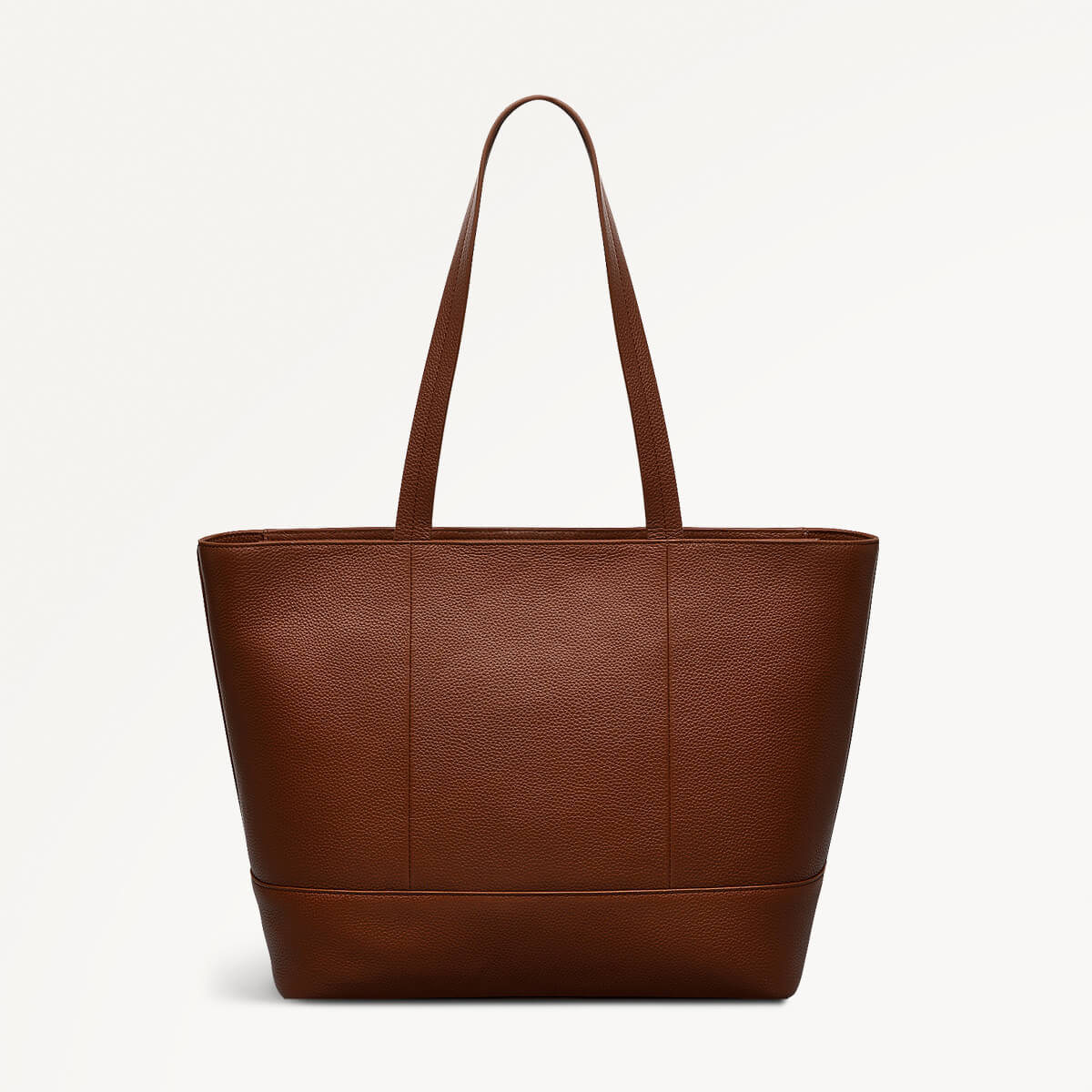 Isabella Road Leather Medium Ziptop Tote Bag in Tortoise - 110963