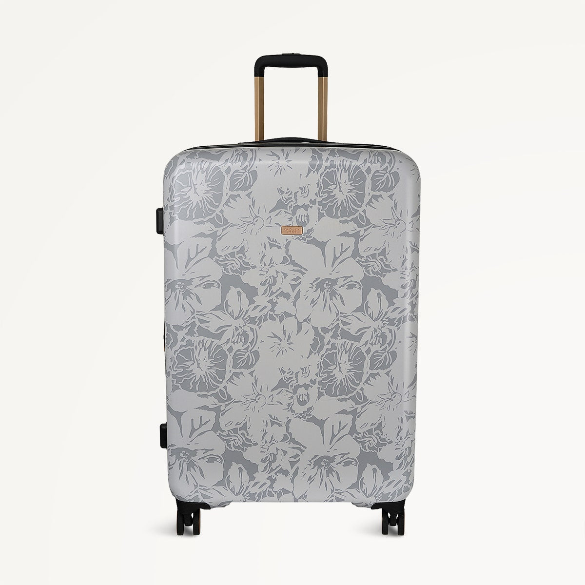 Spring Floral 4 Wheel Large Suitcase in Mist - 110966