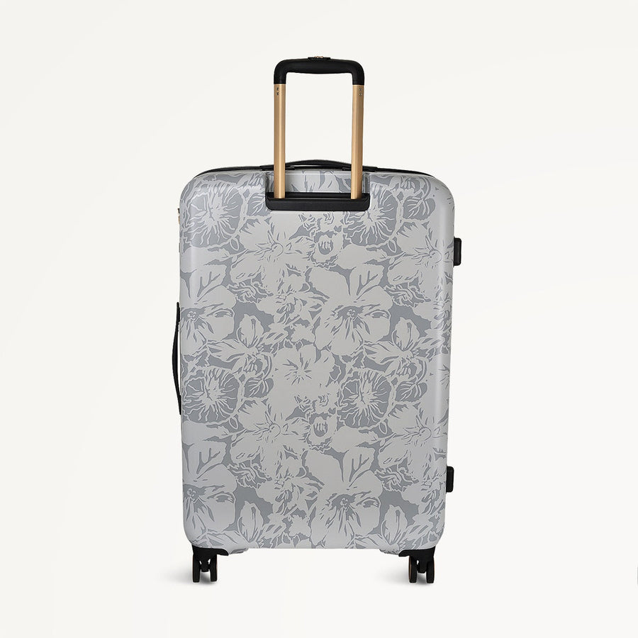 Spring Floral 4 Wheel Large Suitcase in Mist - 110966