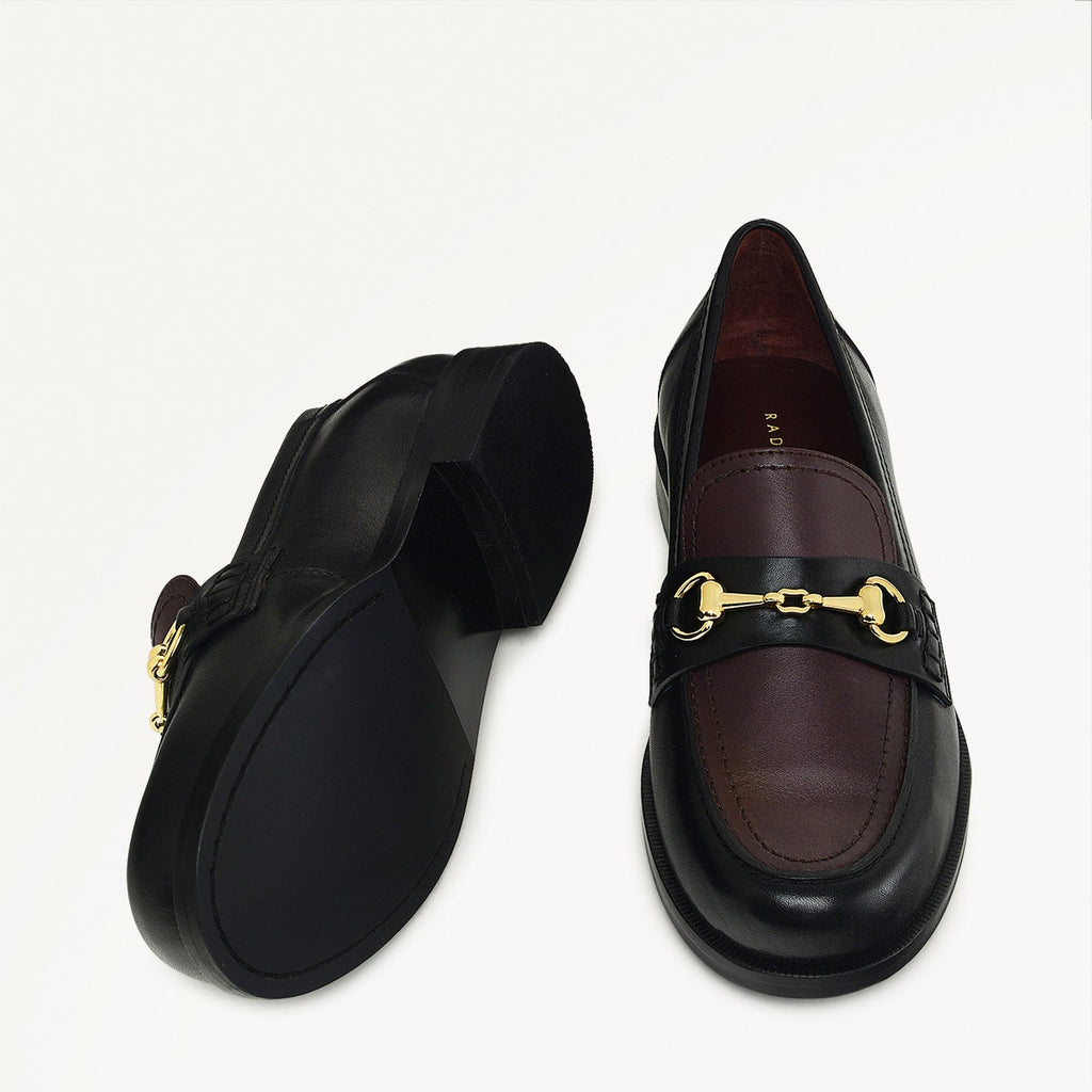 BURLINGTON ROW SADDLE LOAFER DARK CHERRY