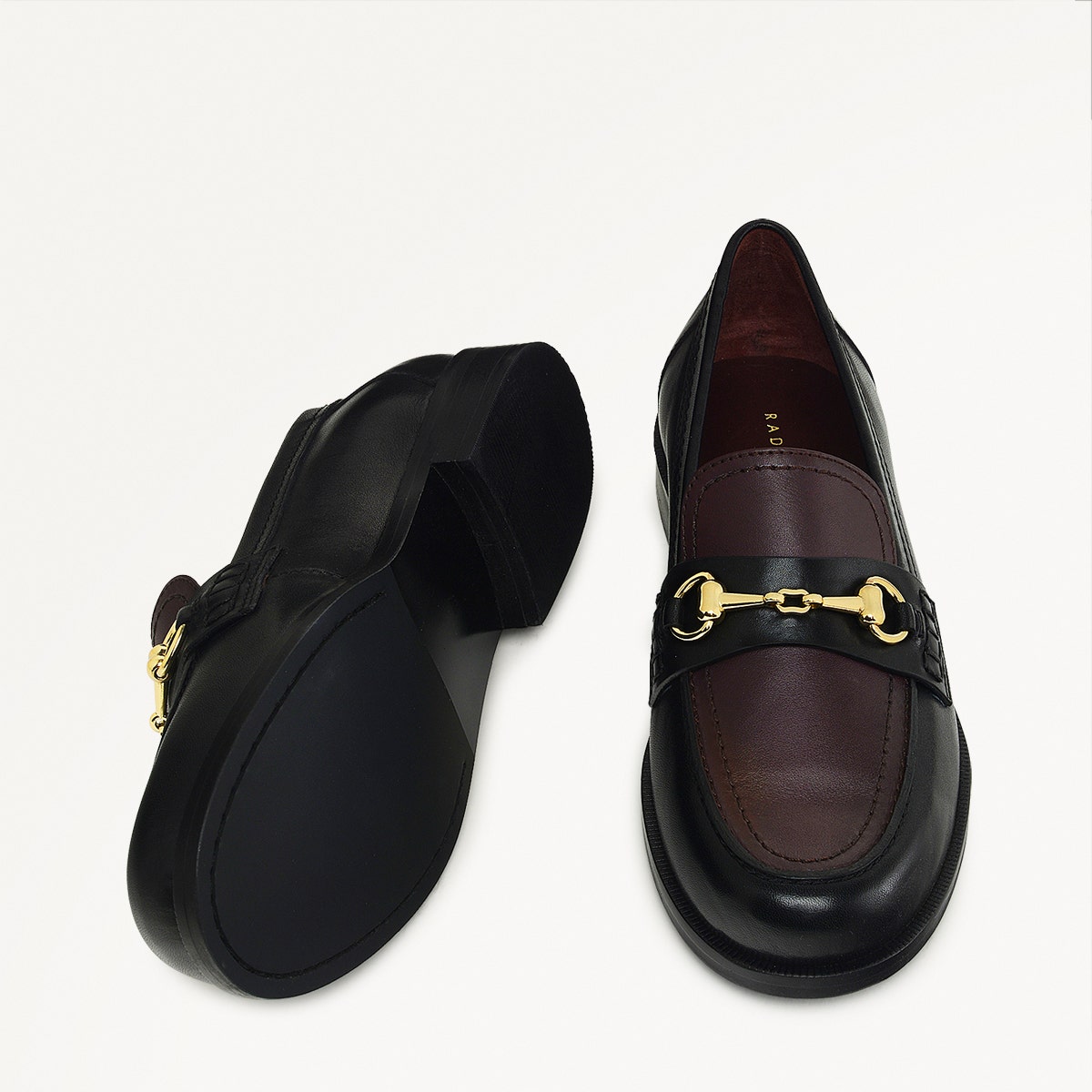 BURLINGTON ROW SADDLE LOAFER DARK CHERRY