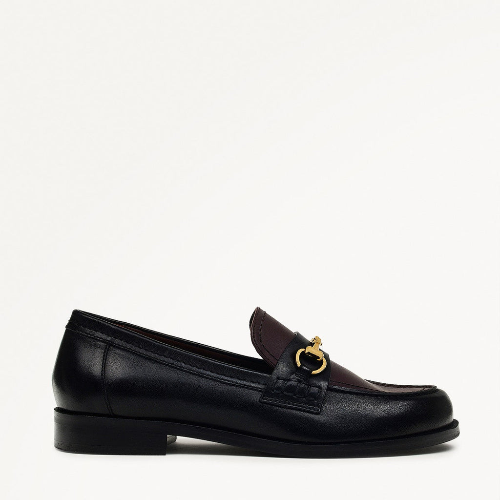 BURLINGTON ROW SADDLE LOAFER DARK CHERRY