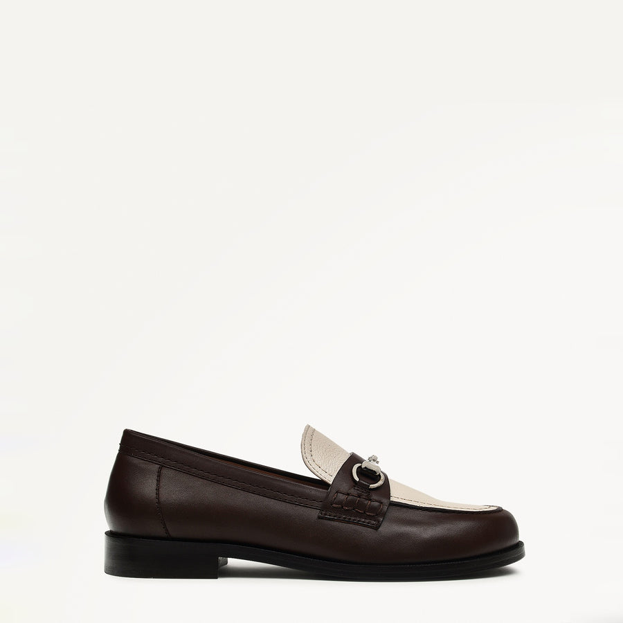 Burlington Row Saddle Loafer in Chocolate - 110970