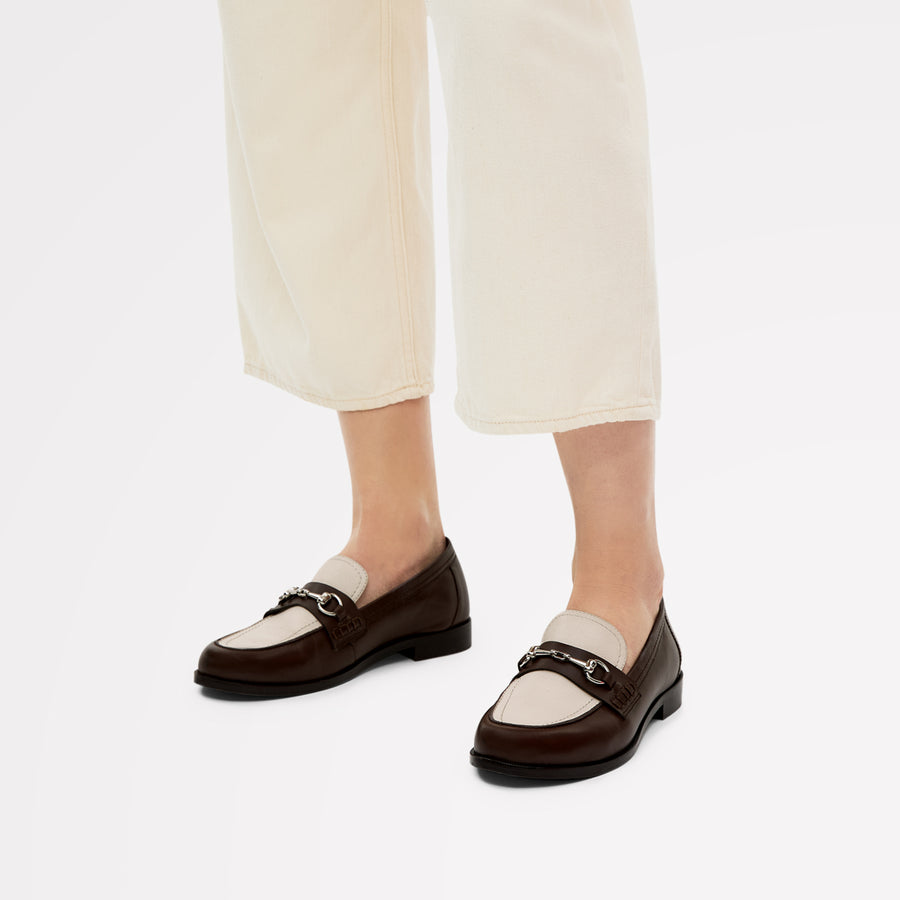 Burlington Row Saddle Loafer in Chocolate - 110970