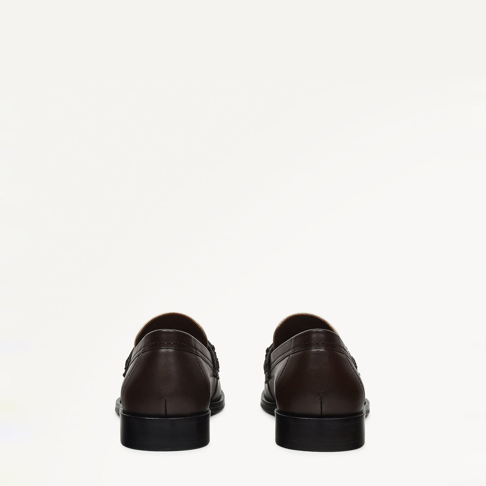 Burlington Row Saddle Loafer in Chocolate - 110970