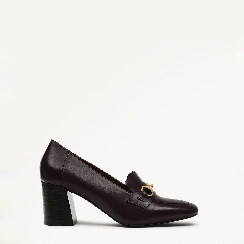 Burlington Mews Heeled Saddle Loafer - RQD10002