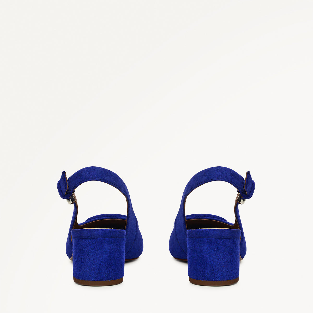 Grosvenor Arcade Heeled Slingback in Royal Blue