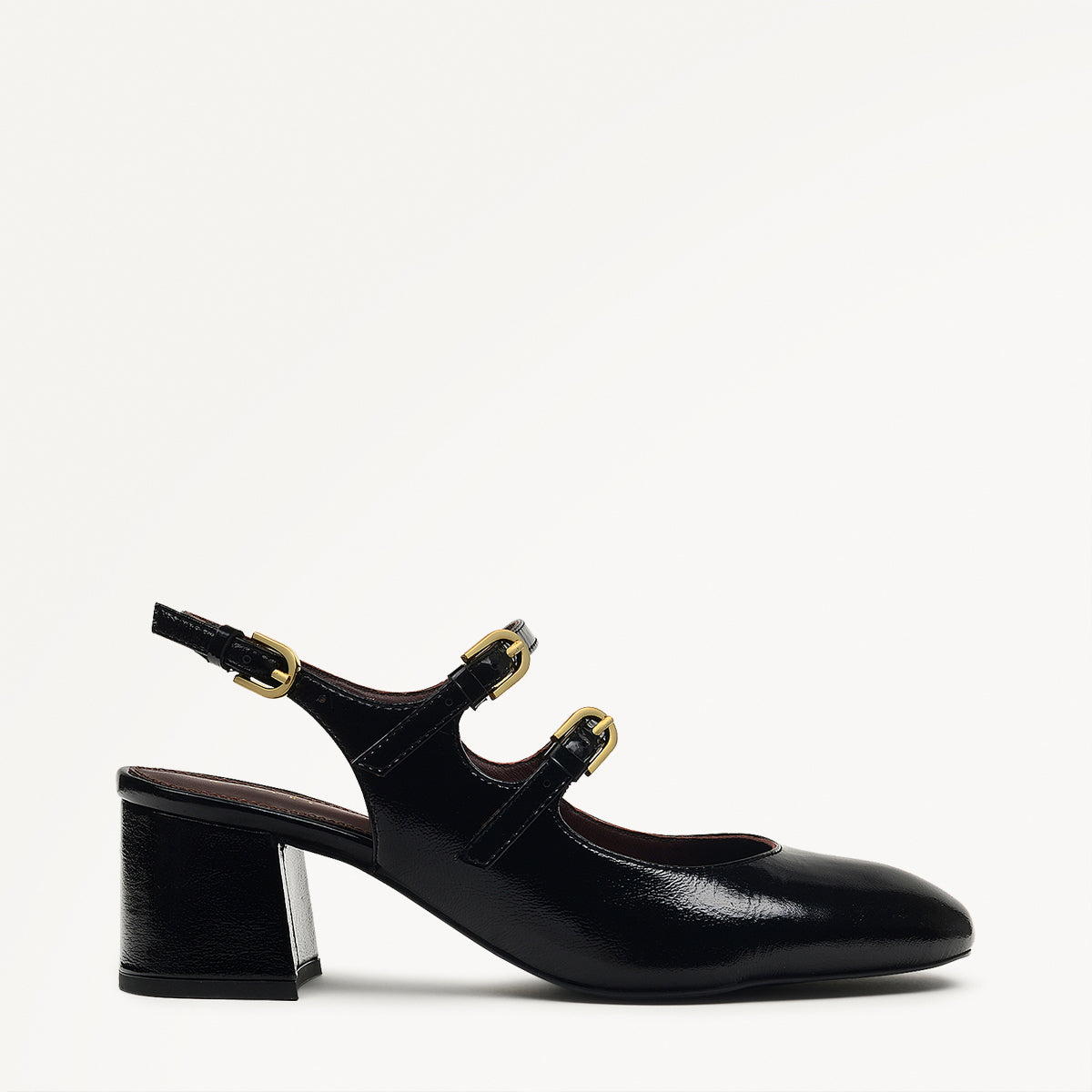 Artillery Lane Block Heel Maryjane in Black
