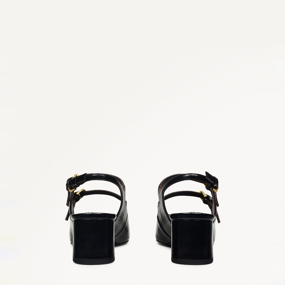 Artillery Lane Block Heel Maryjane In Black - 110977