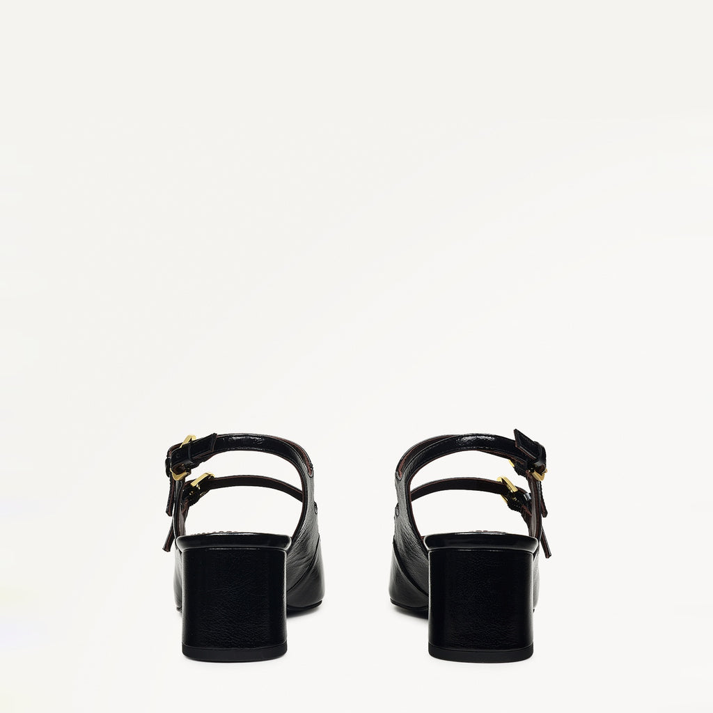 Artillery Lane Block Heel Maryjane In Black - 110977