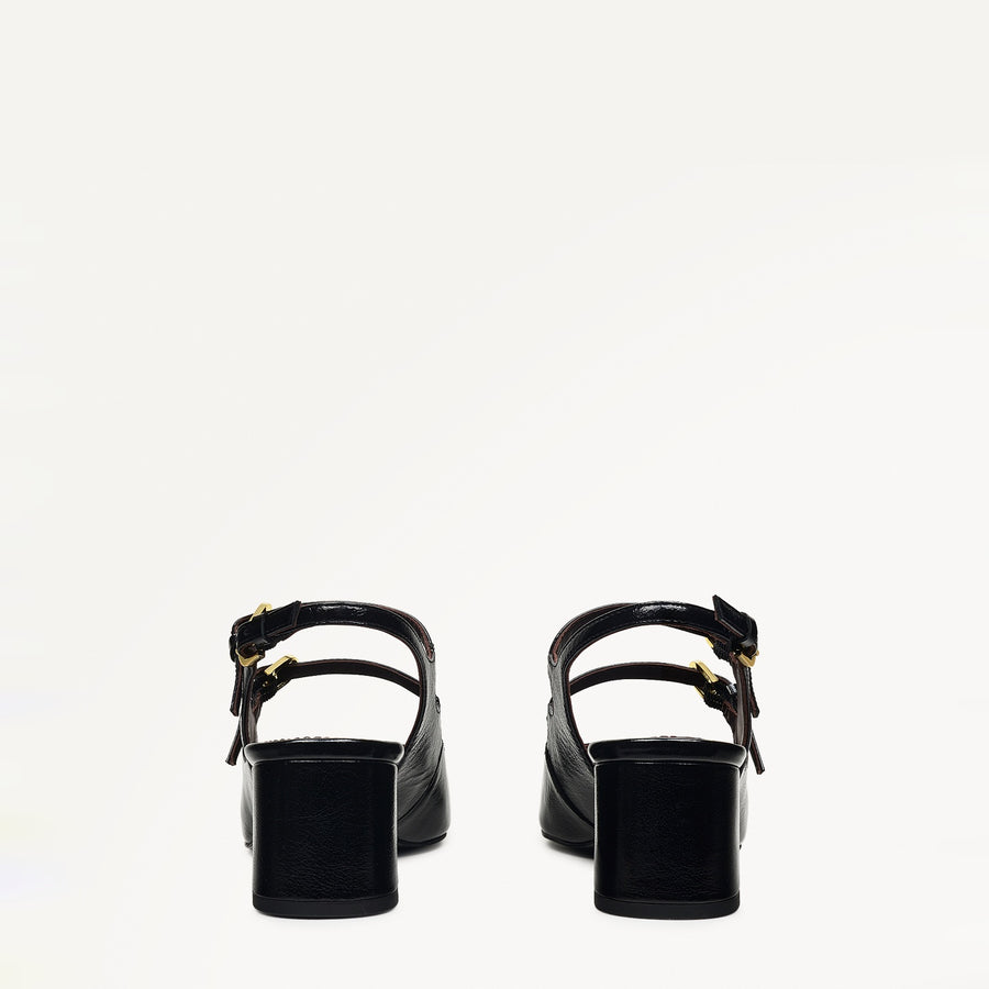 Artillery Lane Block Heel Maryjane In Black - 110977