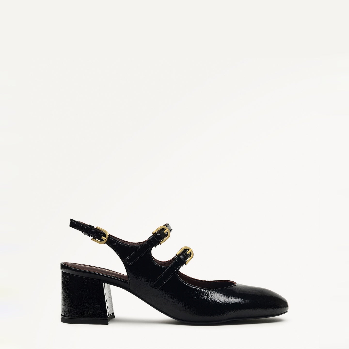 Artillery Lane Block Heel Maryjane In Black - 110977