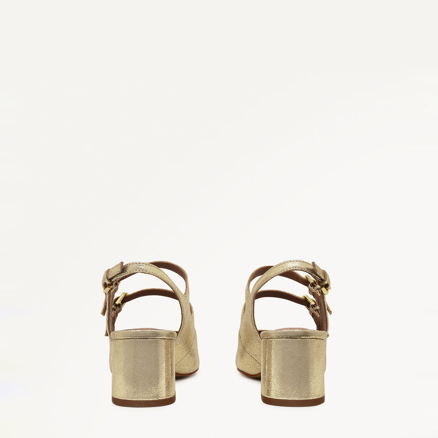 Artillery Lane Block Heel Maryjane Soft Gold - 110978