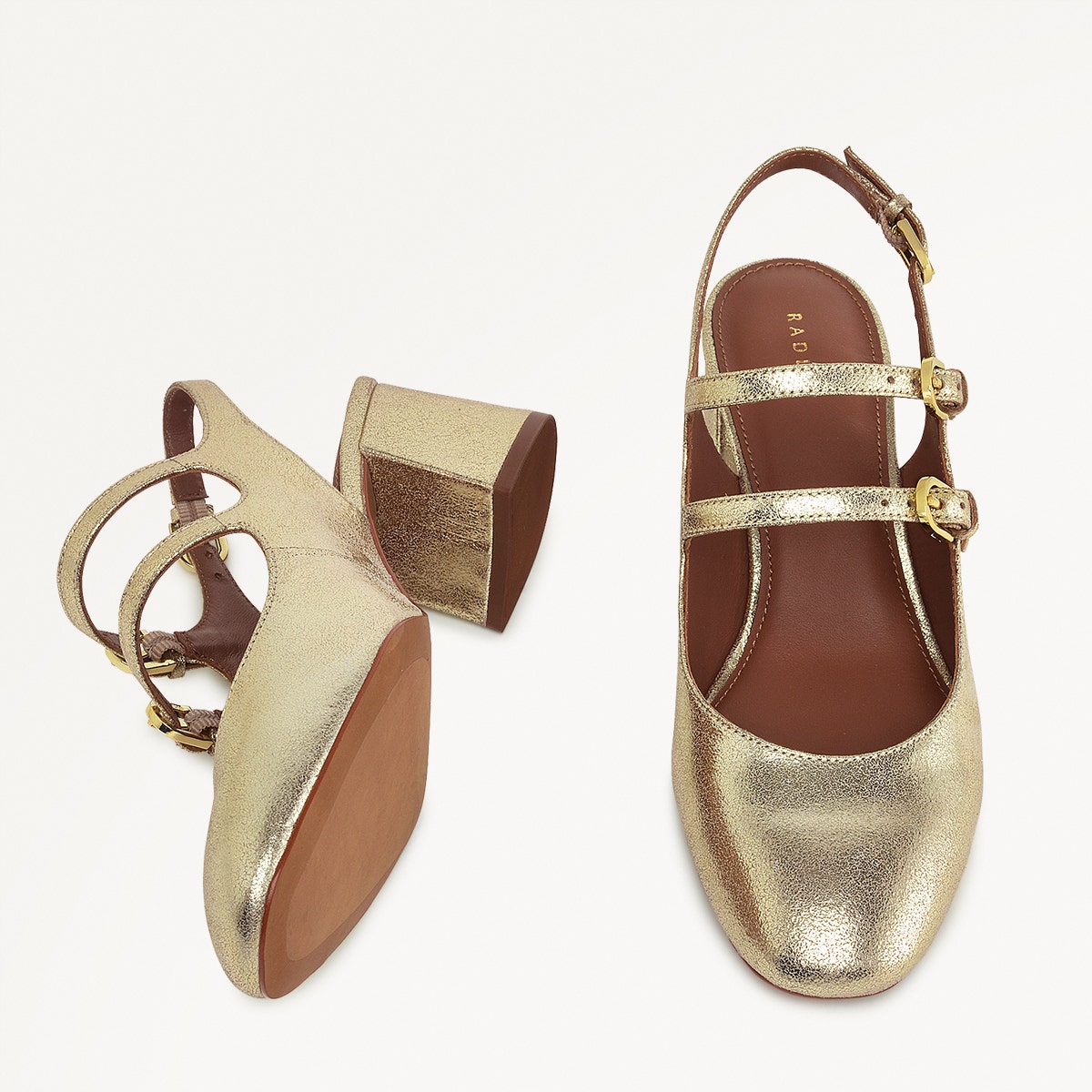 ARTILLERY LANE BLOCK HEEL MARYJANE SOFT GOLD