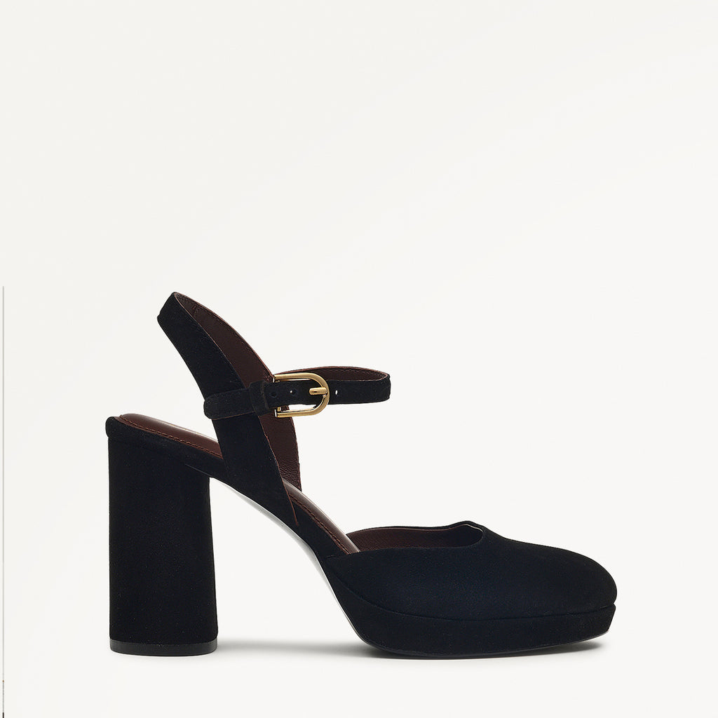 Ivydale Crescent 2-Part Platform Heel in Black