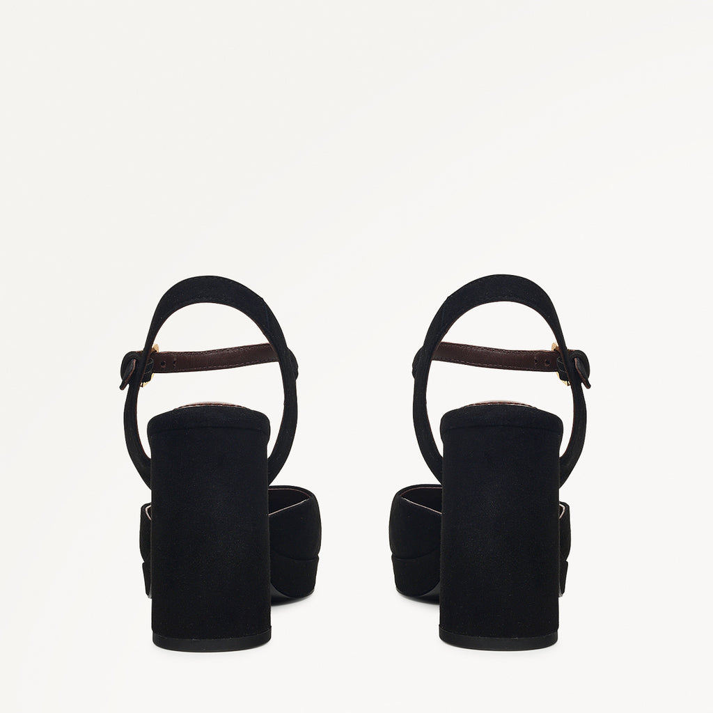 Ivydale Crescent 2-Part Platform Heel in Black