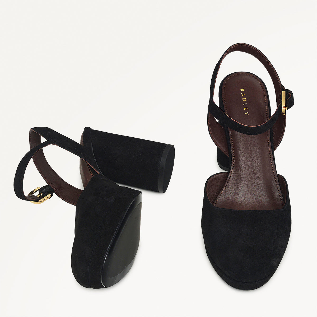 Ivydale Crescent 2-Part Platform Heel in Black