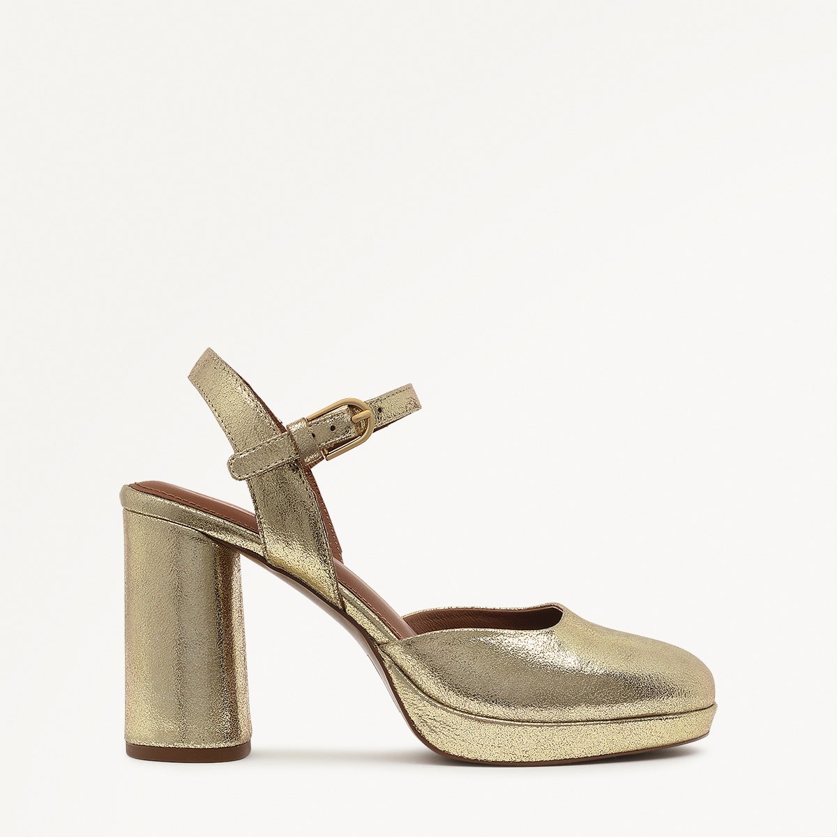 IVYDALE CRESCENT 2-PART PLATFORM HEEL SOFT GOLD