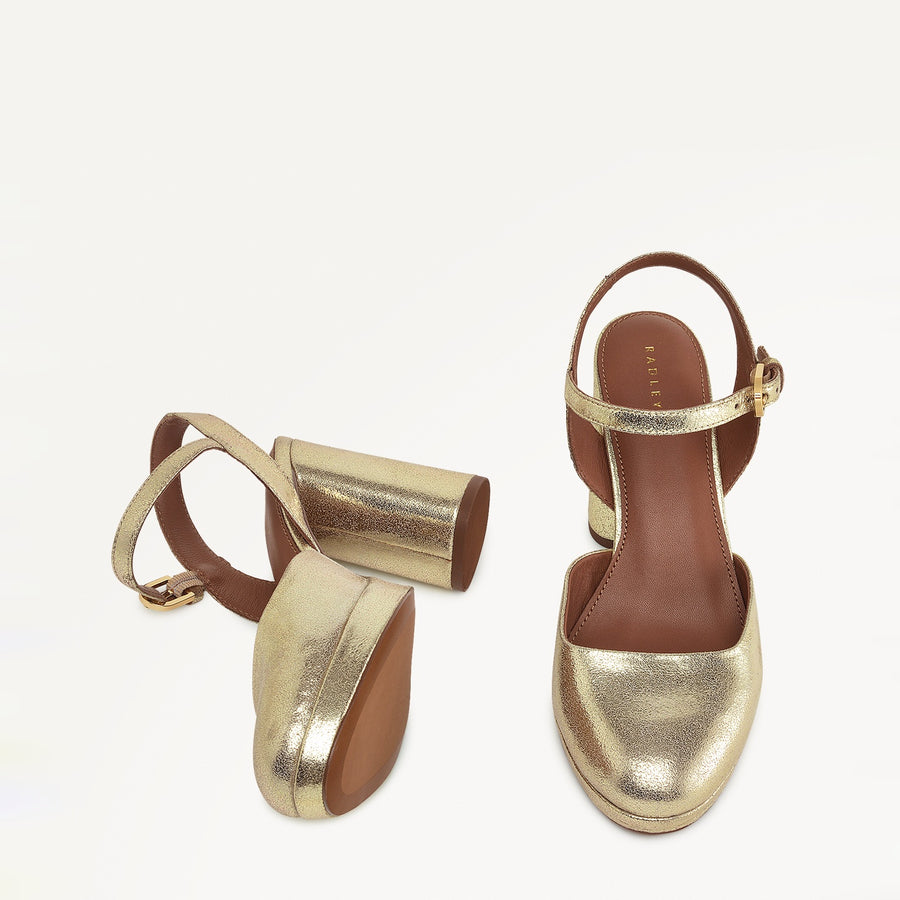 Ivydale Crescent 2-Part Platform Heel Soft Gold - 110980