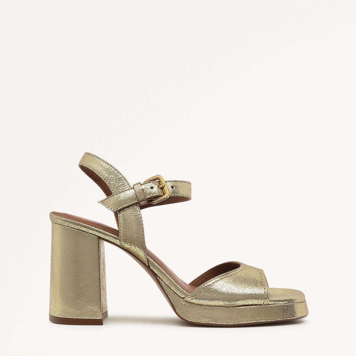 FREDA LANE PLATFORM SANDAL SOFT GOLD