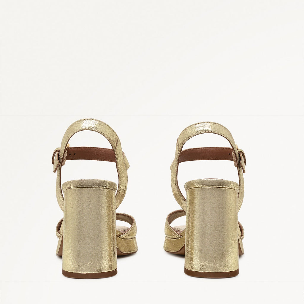FREDA LANE PLATFORM SANDAL SOFT GOLD
