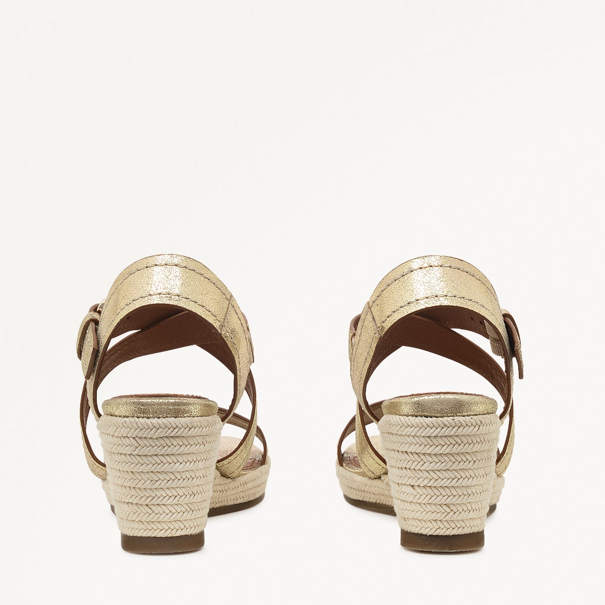 LAVENDER ROAD MIDI WEDGE SOFT GOLD