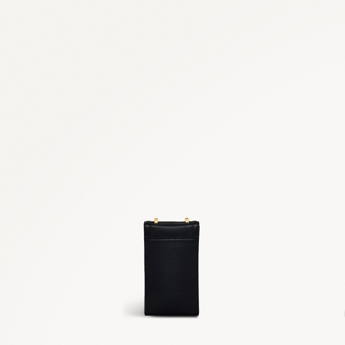 Albany Mews Leather Medium Phone Crossbody in Black - 111160