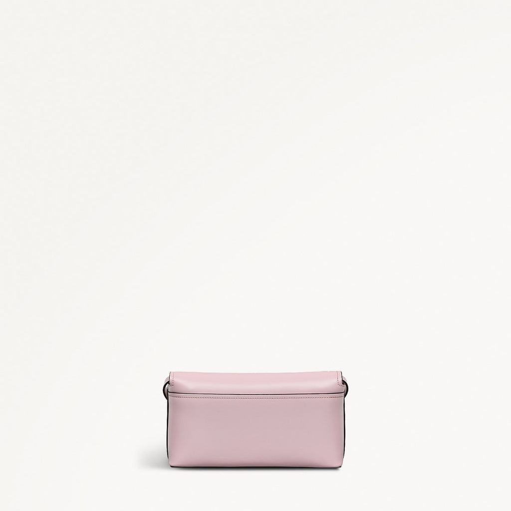 Lexington Lane Leather Small Flapover Crossbody Bag in Parfait - 111184