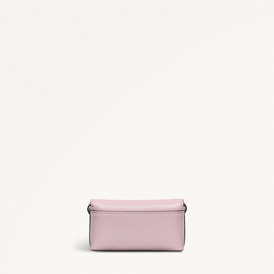 Lexington Lane Leather Small Flapover Crossbody Bag in Parfait - 111184