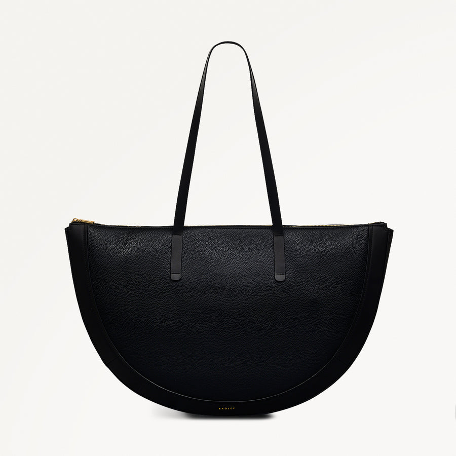 Merchant Hall Large Ziptop Shoulder Bag - OHD13703