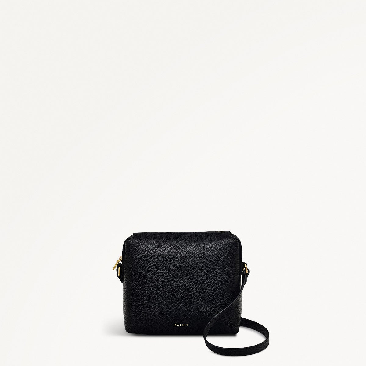 Eastcastle Street Leather Mini Ziptop Crossbody Bag in Black - 111209