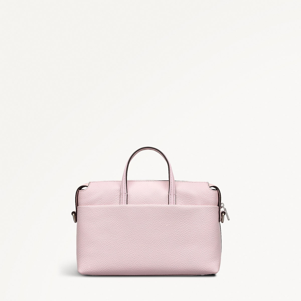 Eastcastle Street Leather Small Ziptop Grab Bag in Parfait - 111214