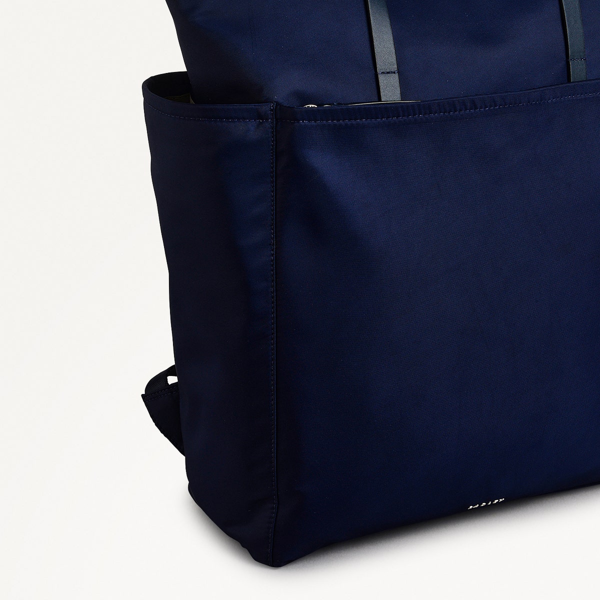 Park Crescent Fabric Large Ziptop Backpack in Ink - 111223