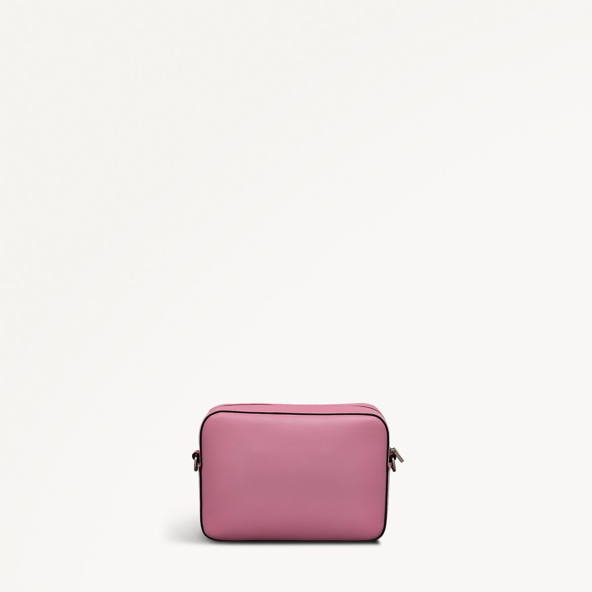 Sion Close Leather Mini Zip Around Crossbody Bag in Vintage Rose - 111231