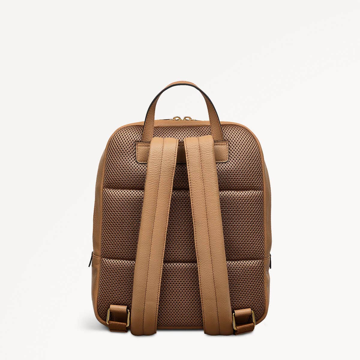 Albany Mews Leather Medium Zip Around Backpack in Chai - 111262